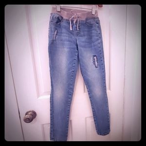 Justice Girls Distressed Jeans Size 10